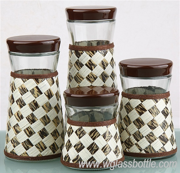Glass storage jar/canister