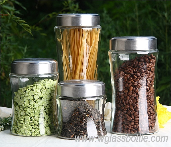 Glass storage jar/canister