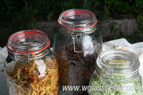 glass storage jar/canister