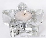 Star shape Glass Candle Holder in different colors