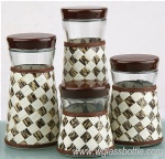 Glass storage jar/canister