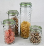 glass storage jar