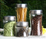 Glass storage jar/canister