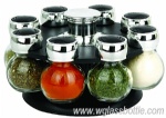 glass salt and pepper shaker set