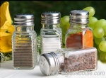 Glass spice jar